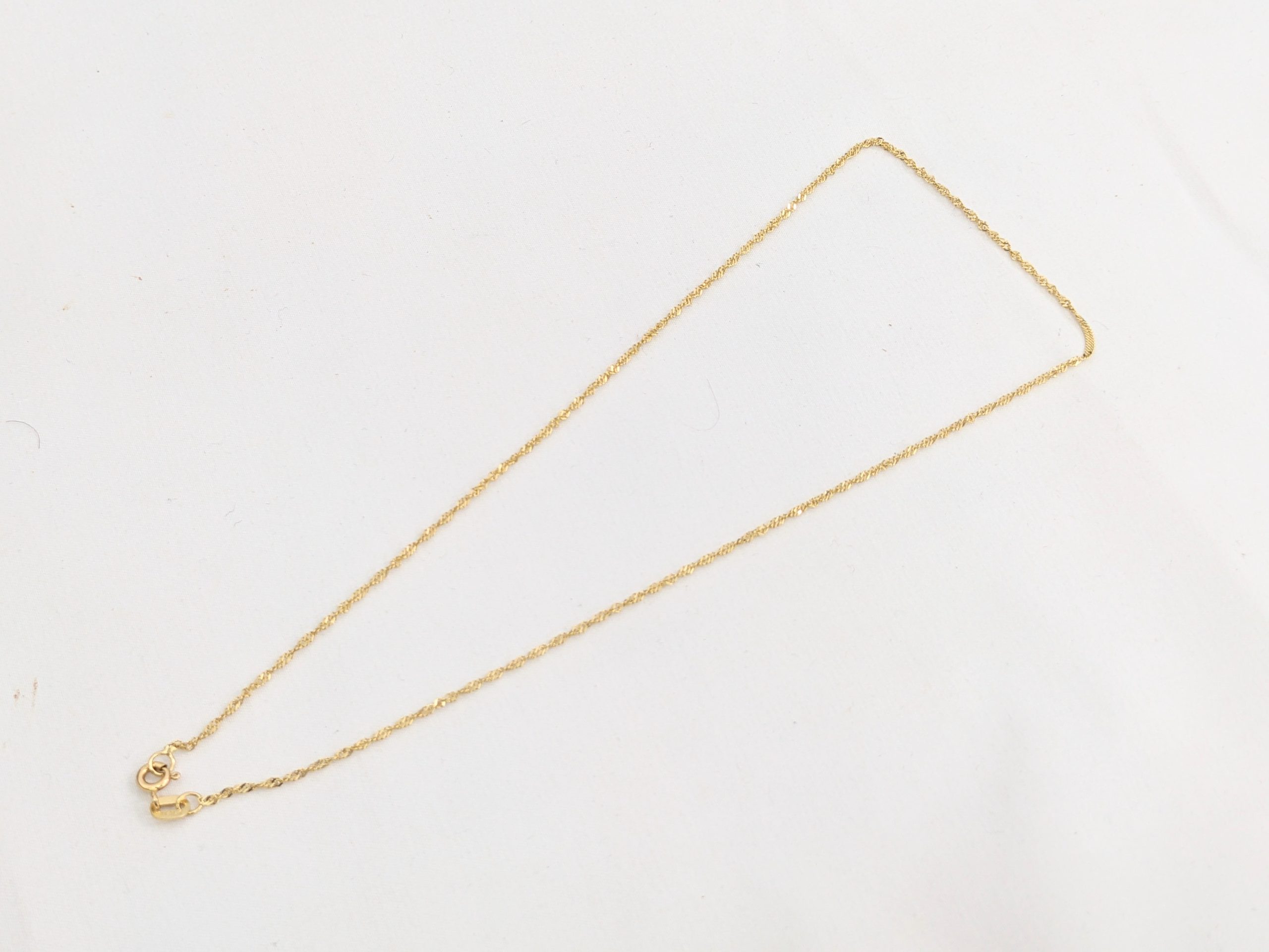 14K,ネックレス,金