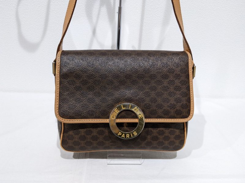 CELINE,ショルダーバッグ,マカダム柄