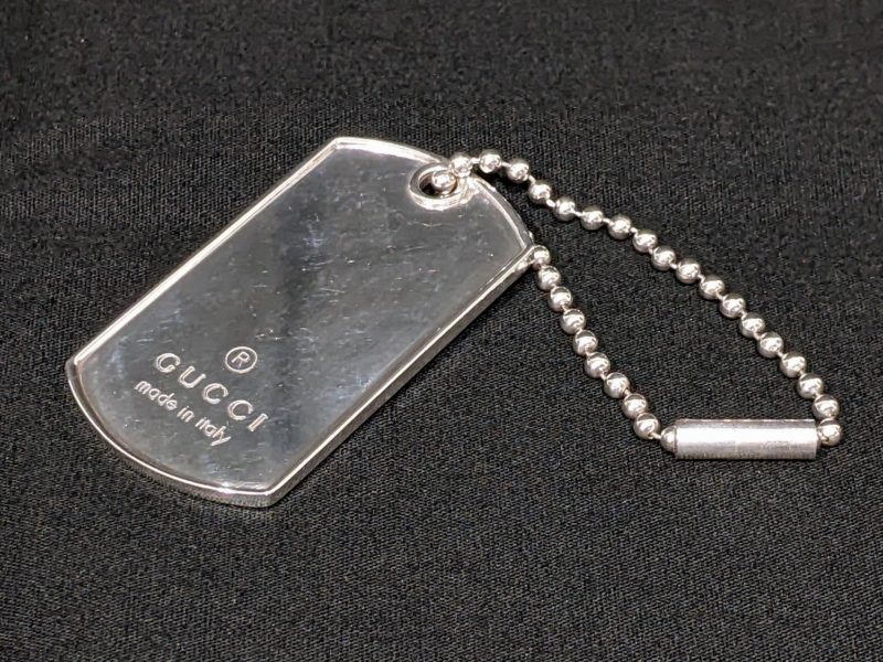 GUCCI,ドッグタグ,キーホルダー