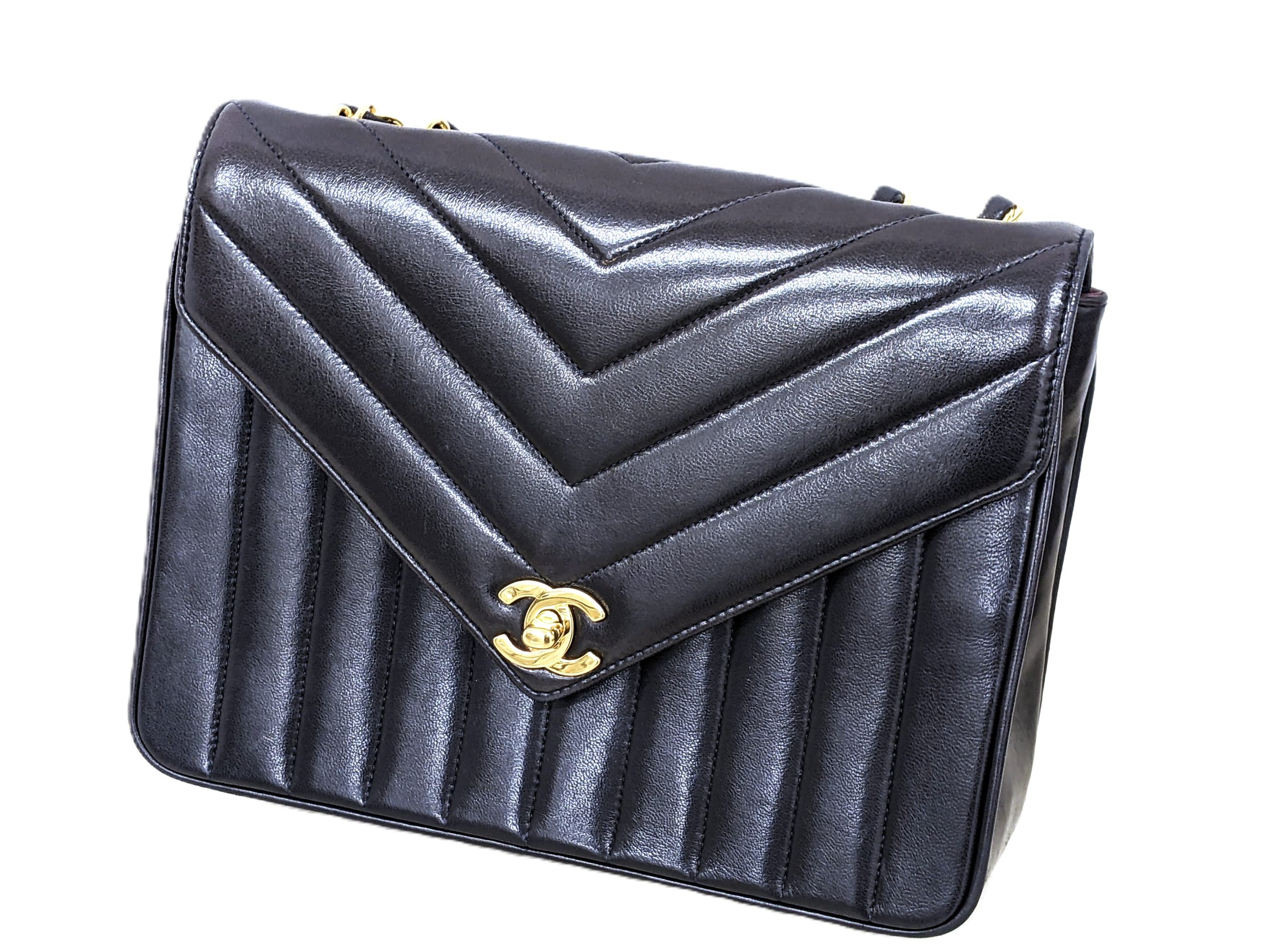 CHANEL,Vステッチ,バッグ