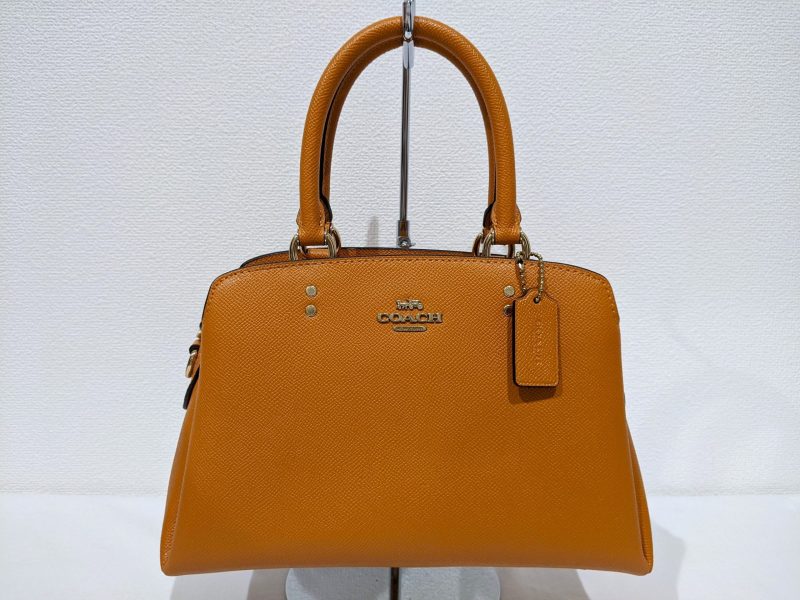 COACH,オレンジ,ハンドバッグ