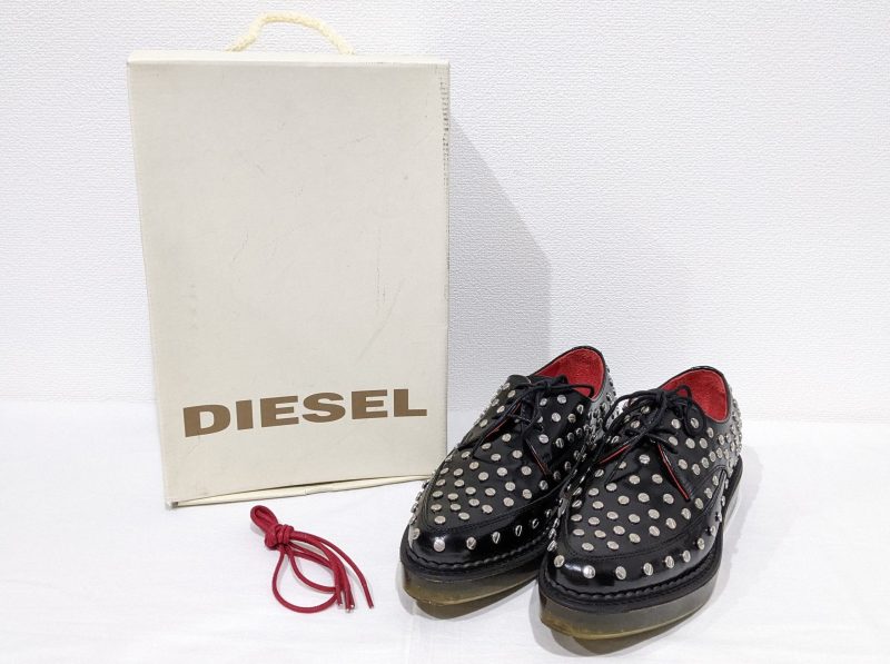 DIESEL,スタッズ,ローファー