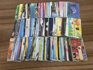 買取,源,小山,テレカ,穴あき