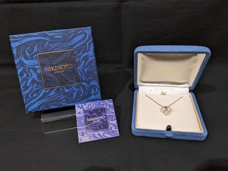 MIKIMOTO,3Pパール,ネックレス