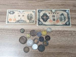 日本古銭,お片付け,硬貨