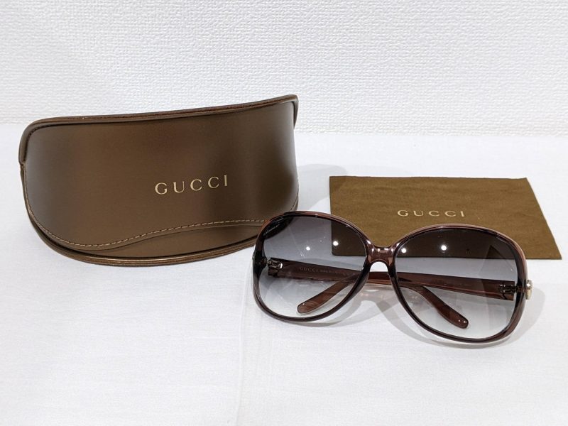 GUCCI,サングラス,クリアブラウン