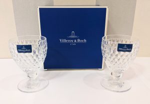 木更津,君津,袖ヶ浦,市原,富津,買取,源,Villeroy&Boch,ビレロイ＆ボッホ,ワイングラス,2客,セット,お酒,クリスタルガラス,西洋食器,食器,食事,飲食,ワイン