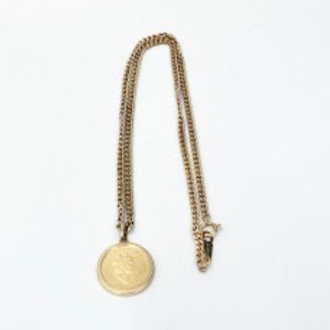 コインネックレス,Ｋ18,18金