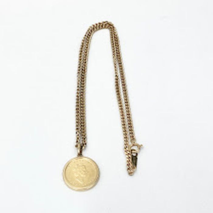 コインネックレス,Ｋ18,18金