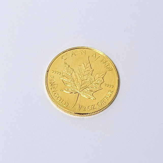 金貨,メイプルリーフ,コイン