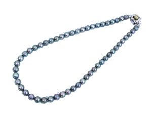 SILVER,パール,ネックレス