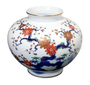 花瓶,深川,梅絵