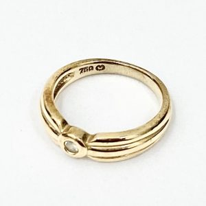 K18リング,18金,ダイヤ