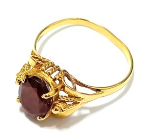 K18,ルビー,リング