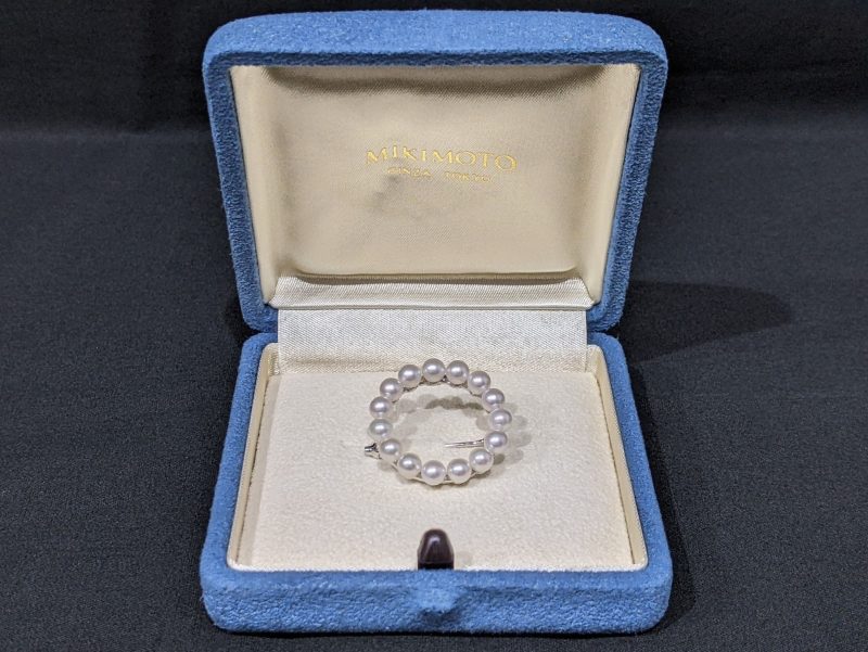 MIKIMOTO,ブローチ,SILVER