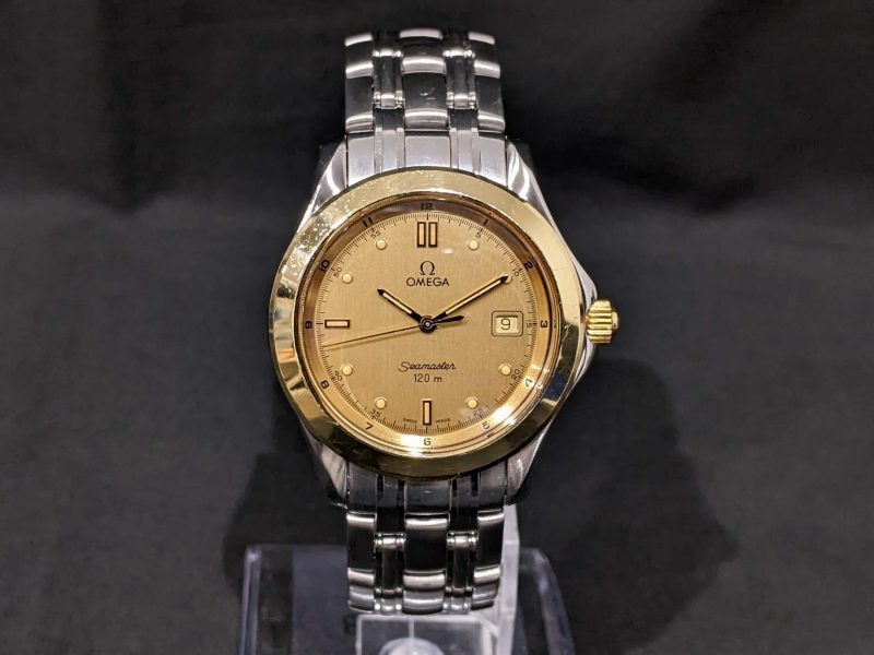 OMEGA,Seamaster,ゴールド文字盤