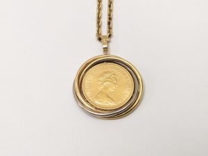 ソブリン,金貨,ネックレス