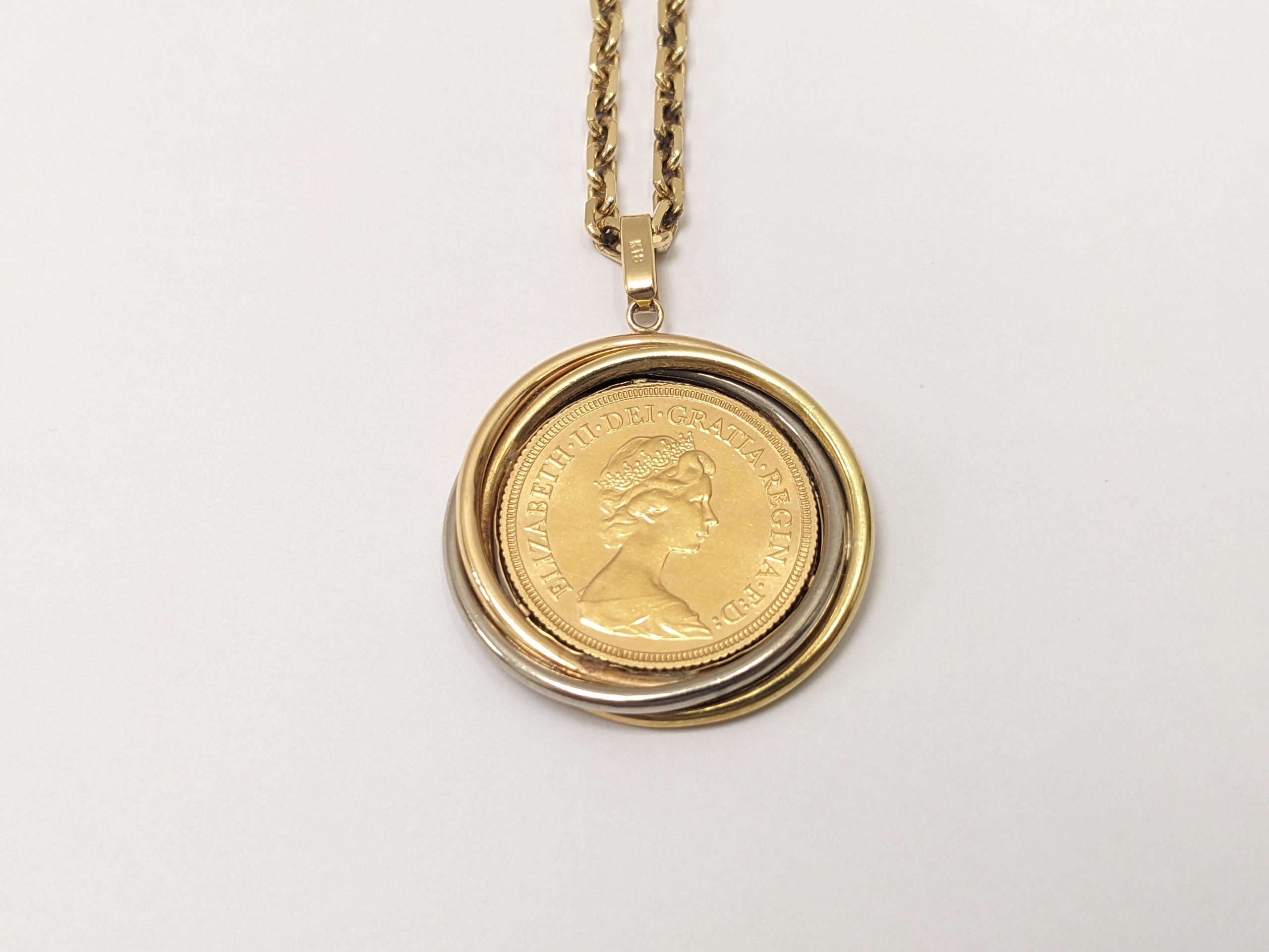 ソブリン,金貨,ネックレス