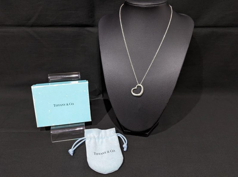 TIFFANY,オープンハート,ネックレス