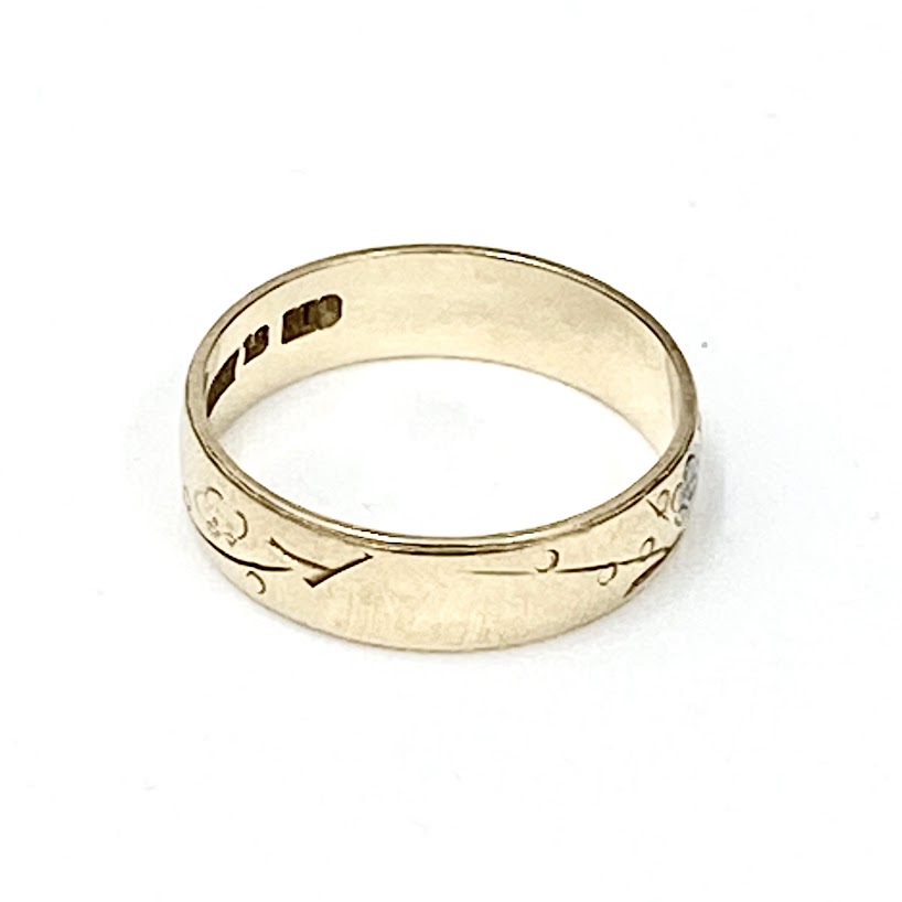 k18リング,18金,750