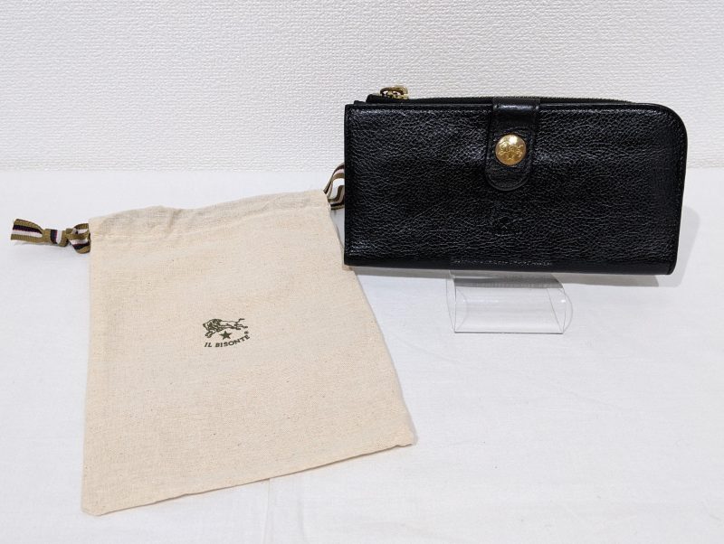 イルビゾンテ,二つ折り長財布,レザー