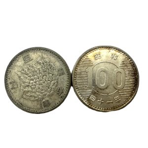100円銀貨,古銭.銀