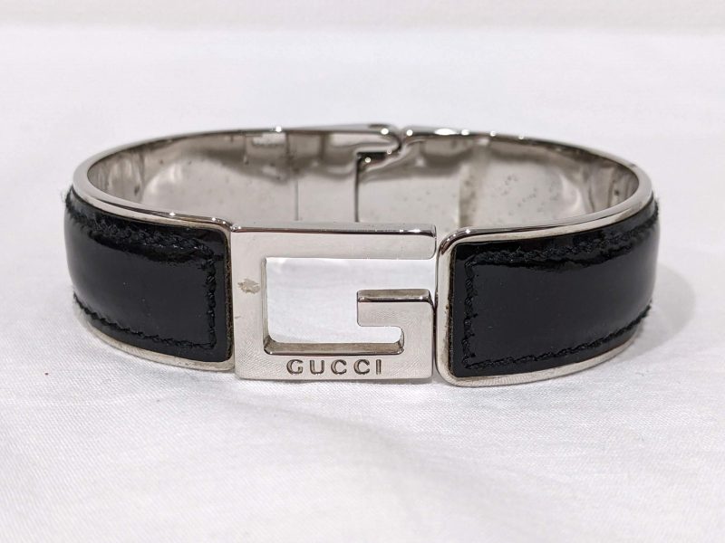 GUCCI,バングル,エナメルレザー