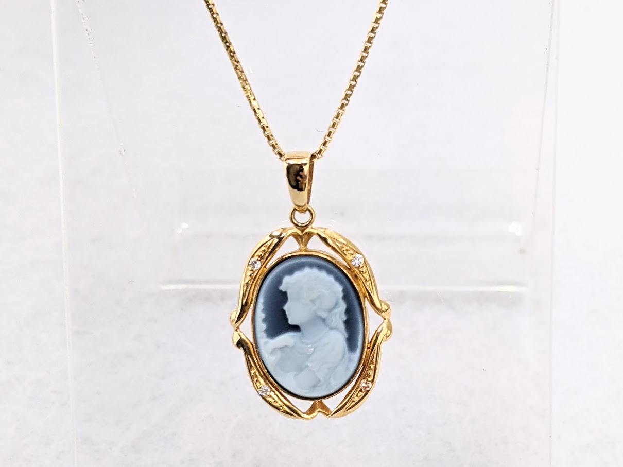 カメオ,ネックレス買取,姉崎