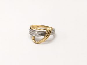 K18/,Pt900,リング