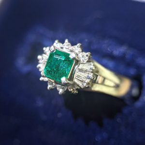 エメラルド, メレダイヤ,プラチナ