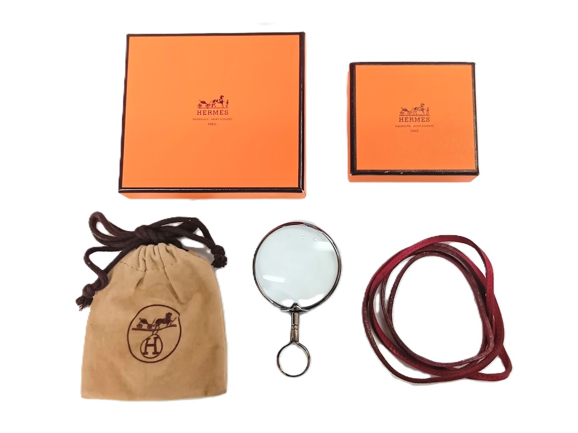 HERMES,エルメス,ルーペネックレス