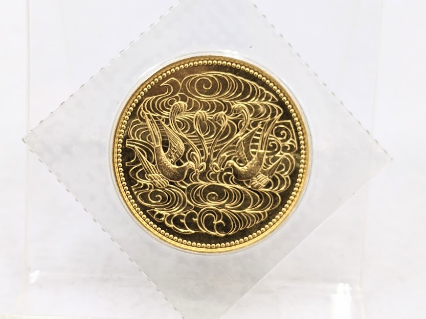 天皇陛下御在位60年記念金貨