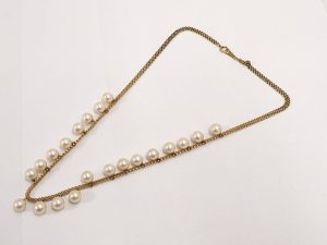 K18,ネックレス,パール