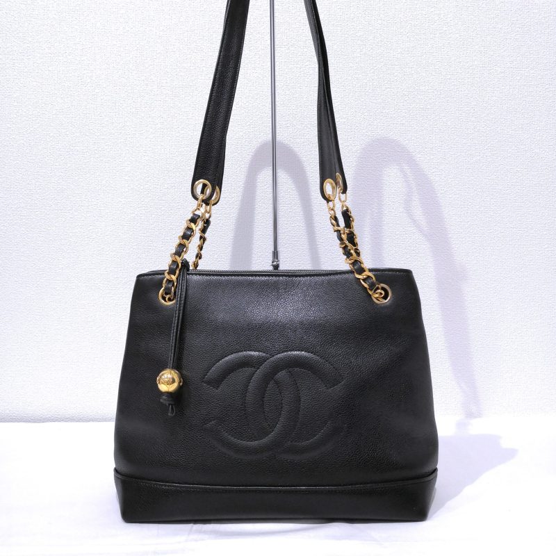 CHANEL,チェーントート,キャビアスキン