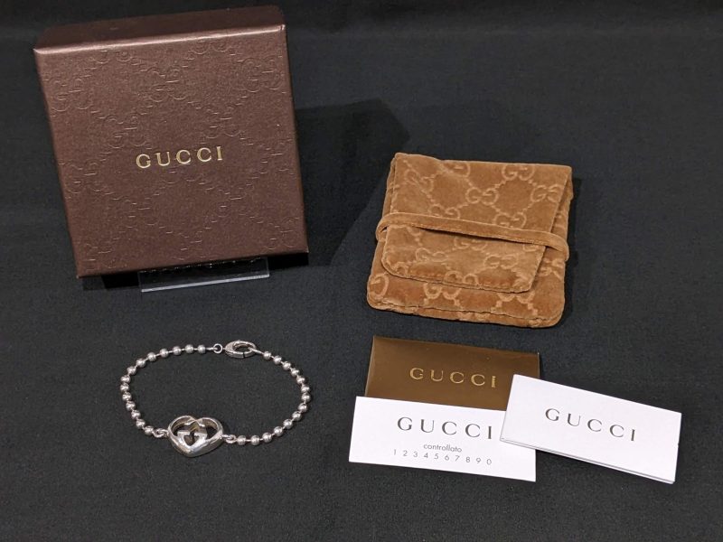 GUCCI,インターロッキングハート,ブレスレット