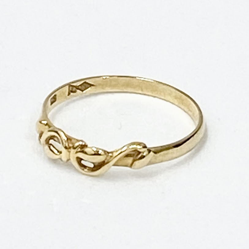 K18デザインリング,18金,デザインリング