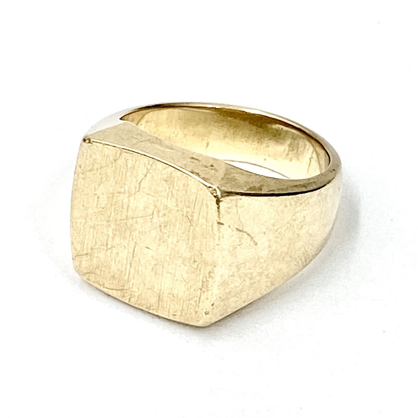 K18印台リング,18金,リング