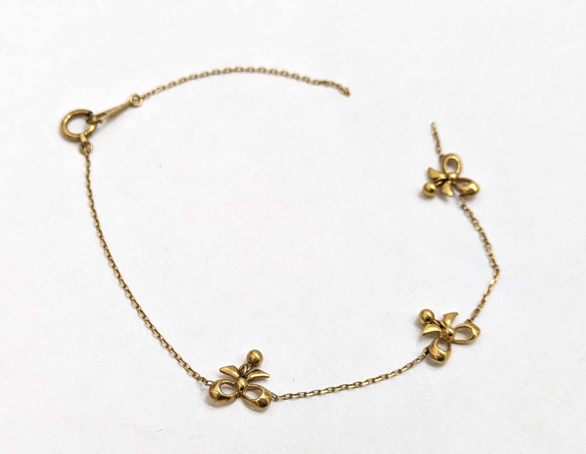 K18,切れたブレスレット,貴金属