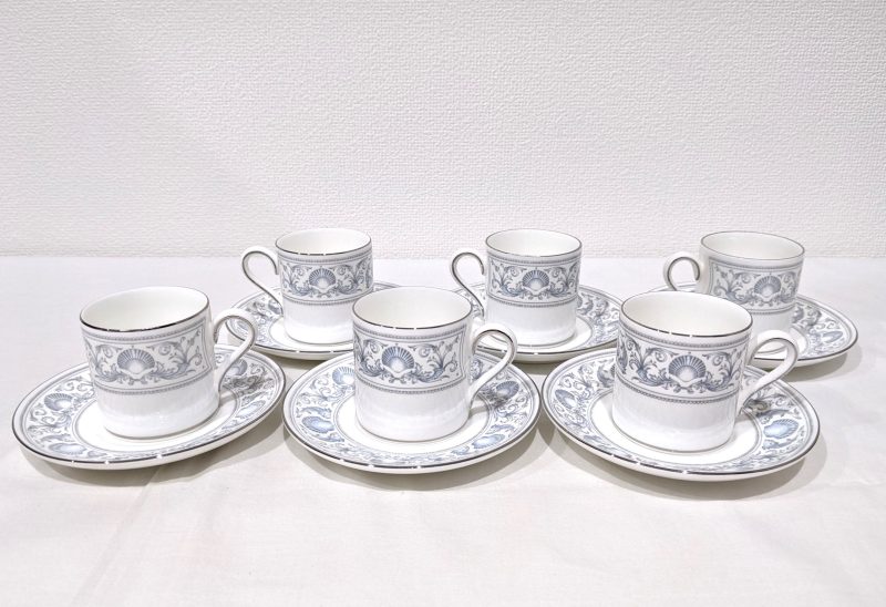 WEDGWOOD,ドルフィン,デミタスカップ,ソーサー