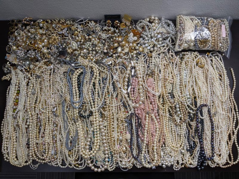 パールまとめ,ネックレス,SILVER