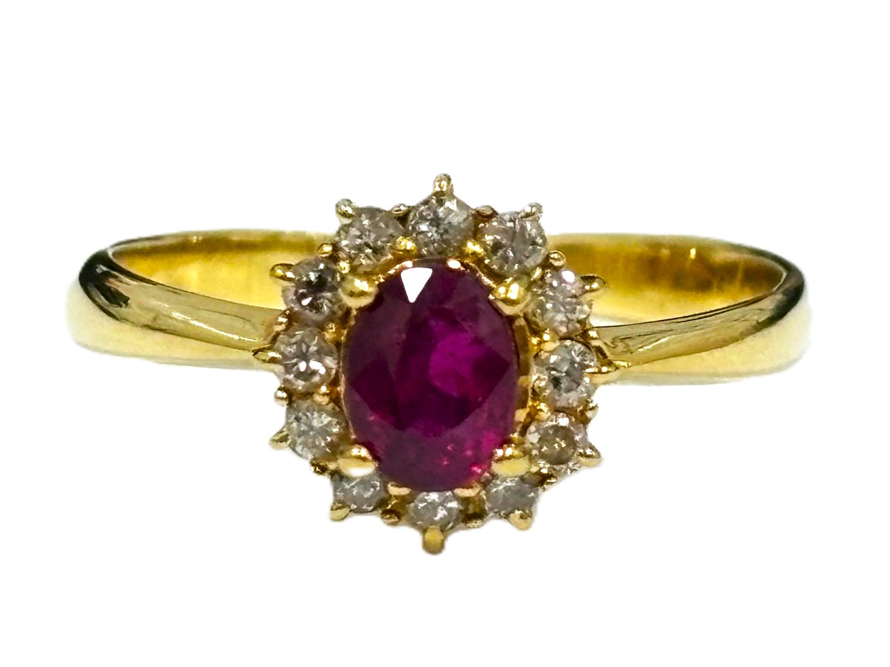 ルビー,金,リング