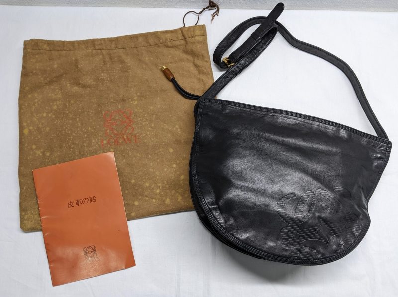 ロエベ,ナッパレザー,ショルダーバッグ