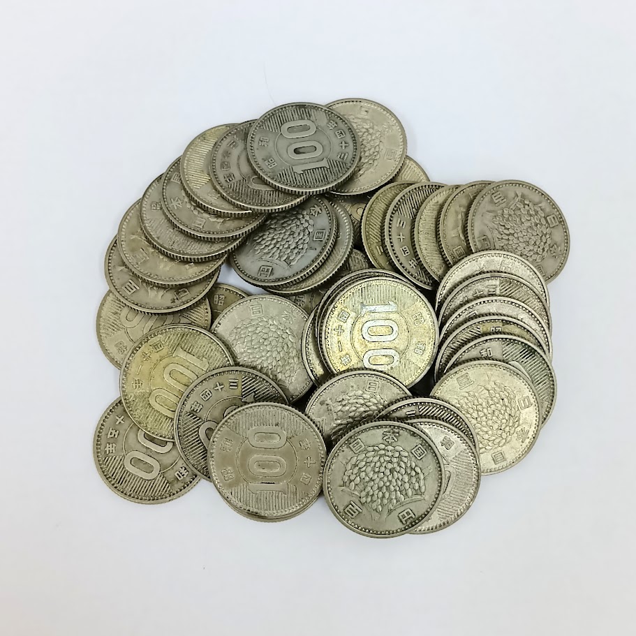 100円銀貨,銀貨,古銭