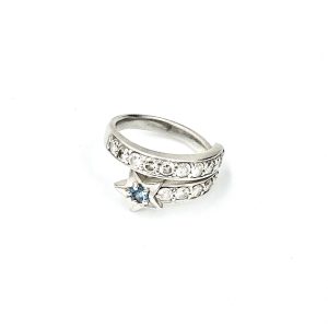 Pt900石付リング,Pt900,色石