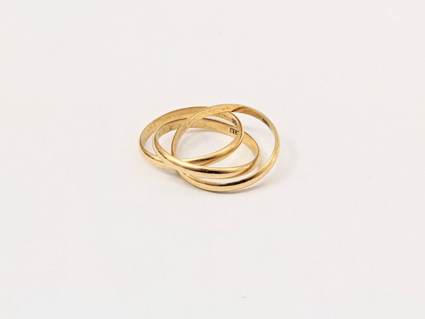 K18,三連,リング