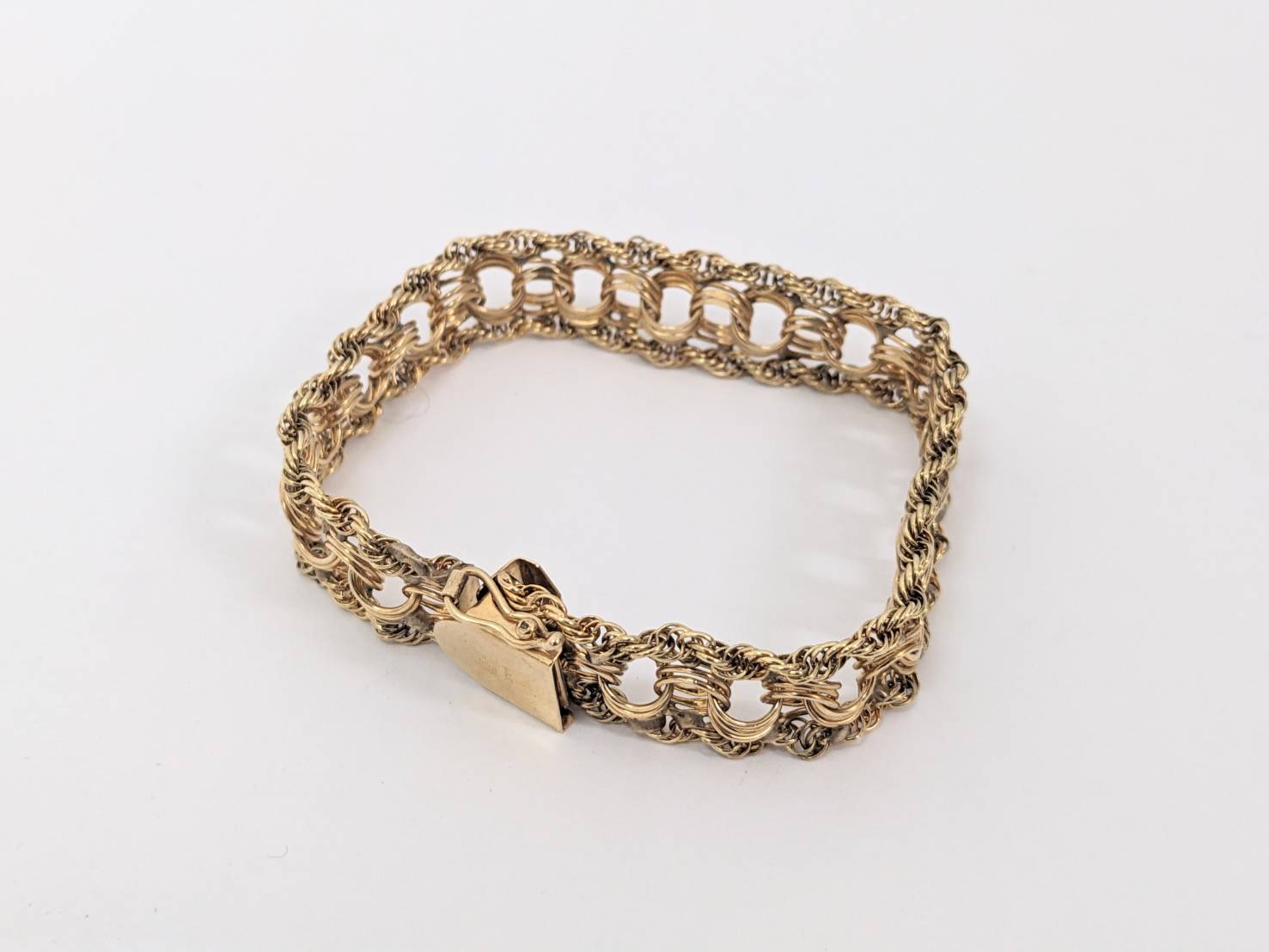 14K,金,ブレスレット