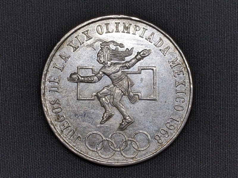 25ペソ銀貨,メキシコオリンピック,外国銭
