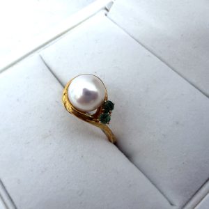K18,パール,リング