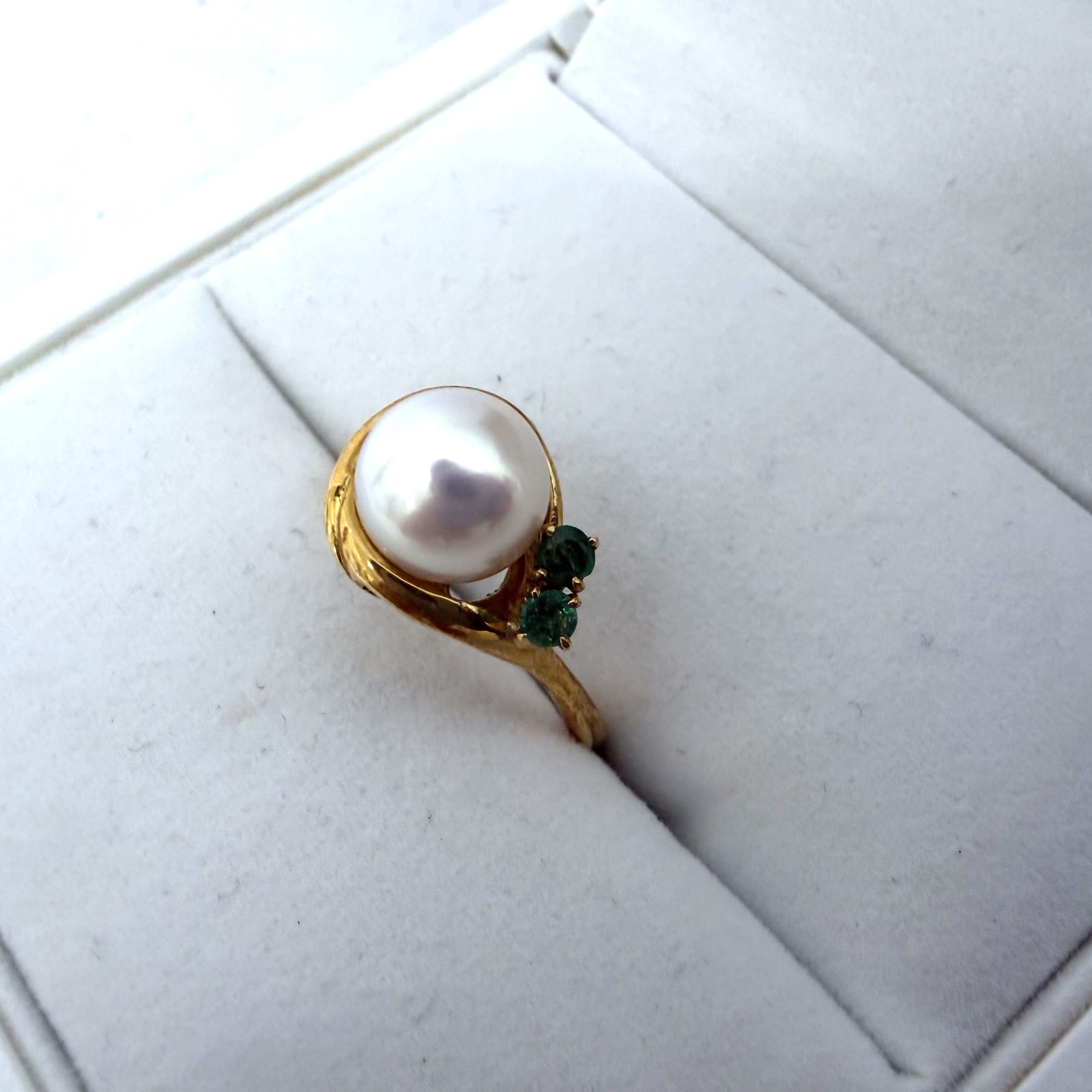 K18,パール,リング