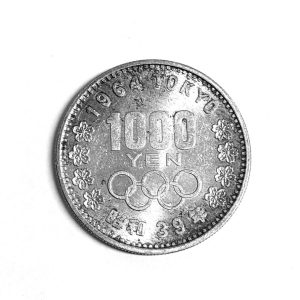 1000円,銀貨,オリンピック